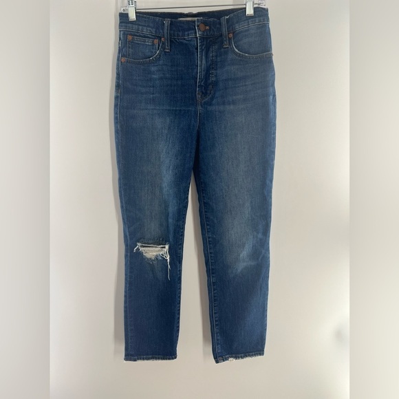 MADEWLL THE PERFECT VINTAGE CROP IN BELLBROOK WASH COMFORT STRETCH EDITION 26 - Picture 13 of 14